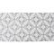 Contemporary Home Living Embroidered Moroccan Tile Table Runner - 70" - Off White and Gray